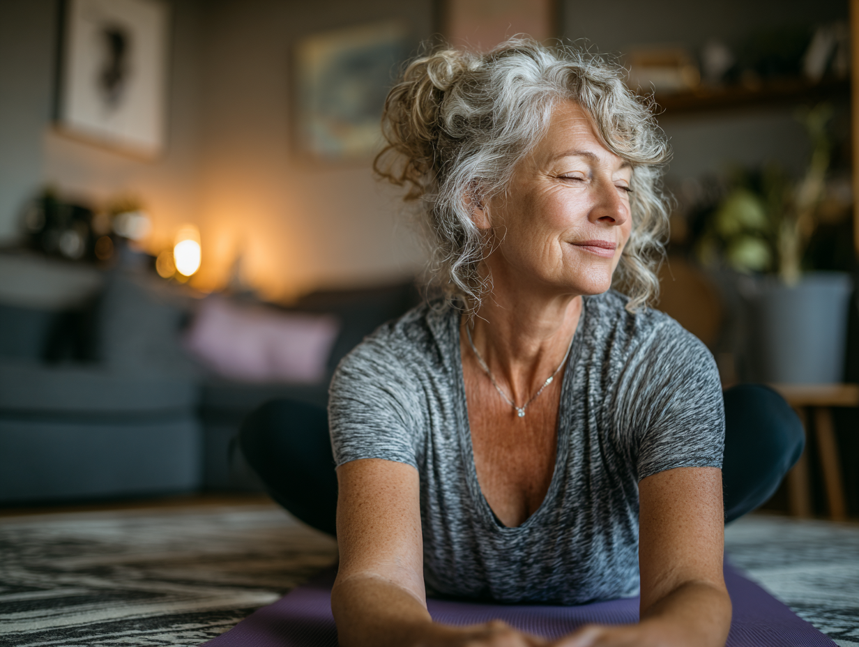 Інструктор демонструє дихальні вправи